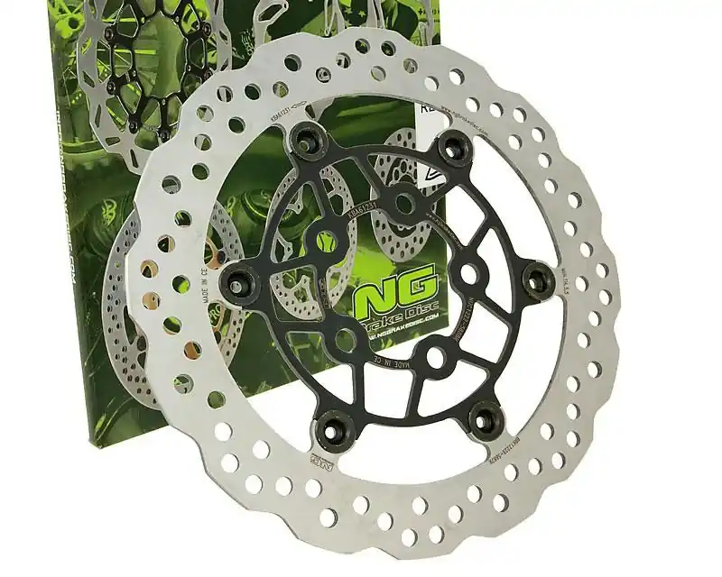 Nur Für Kurze Zeit Bremsscheibe Wavy schwimmend NG 1222X - 260 / 58 / 4mm 5 Loch für Kymco Downtown i i, Kawasaki J SE K-XCT 125 / 300 ccm