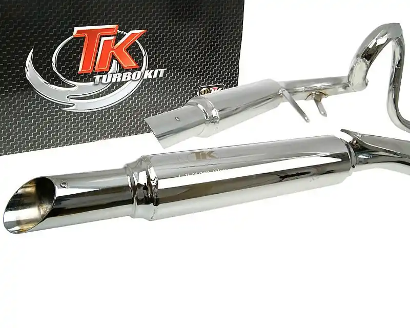 Zertifiziert Auspuff TurboKit X-Road Custom mit Zulassung für Hyosung Aquila 125