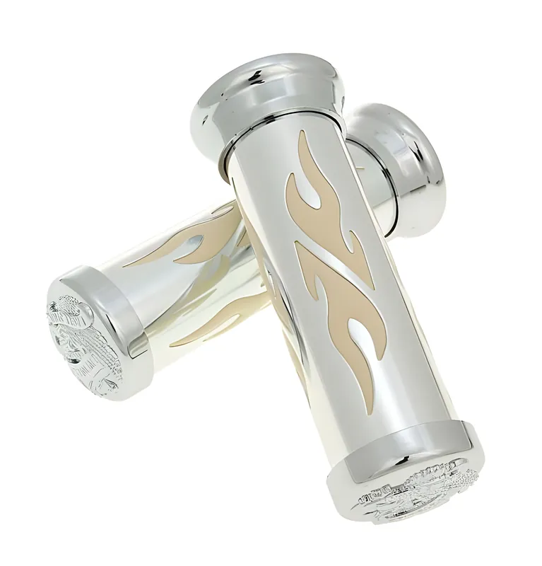 Griffe Satz Custom Flame Chrom weiß Highlight