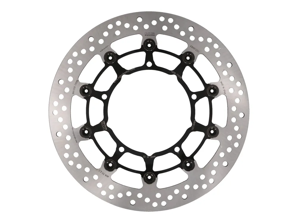 Heißes Angebot Bremsscheibe NG schwimmend für Yamaha FS1 Fazer, GTS, MT-10, V Max, XV-Y, YZF-R1-R6 vorn