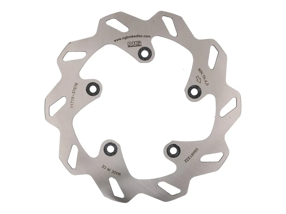 Bremsscheibe NG Wavy für KTM Duke, LC8, SM, SMR, Superduke, Supermoto, Husqvarna hinten Markenprodukt