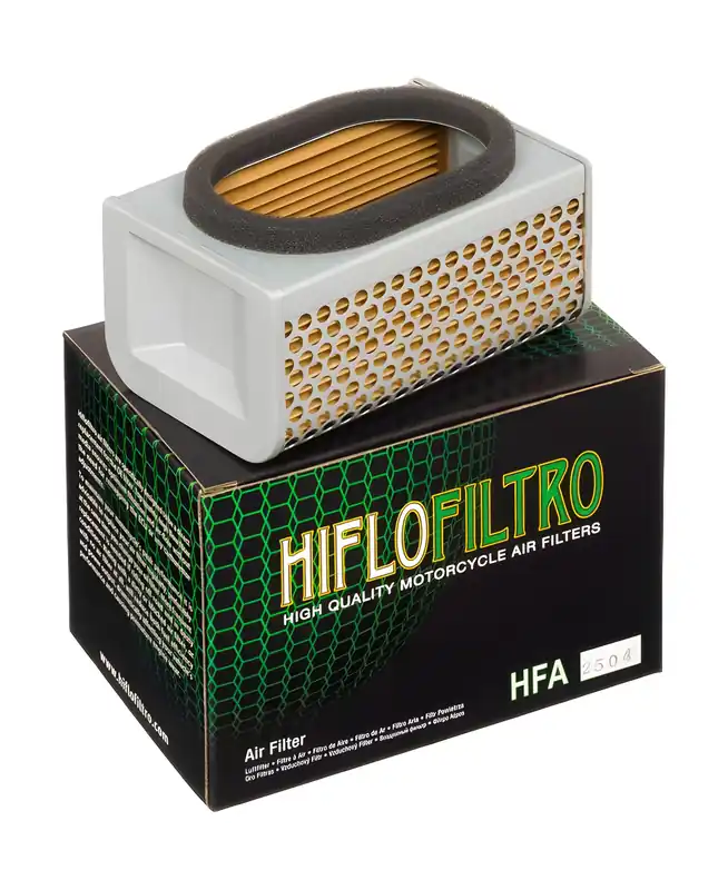 Luftfilter Hiflo HFA2504 für Kawasaki Z 400 J / Z 550 F / Z 550 LTD Zertifiziert