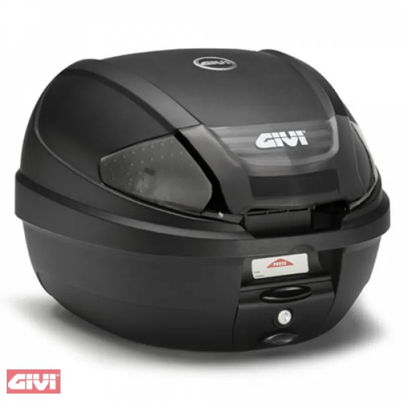 Topcase GiVi E300 Monolock® mit neuem Verschluss mit Platte schwarz matt Nur Heute