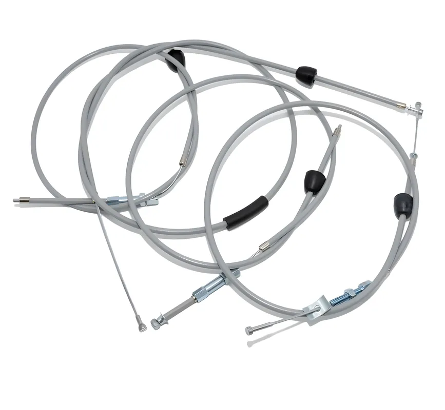 Jetzt Bestellen Set - 4x Bowdenzüge - grau - KR51 / 1 Automatik, Starter Fkt.-länge 38mm, Bremsbowdenzug hinten - Hebel innenliegend