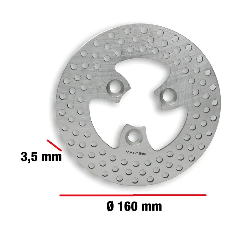 Bremsscheibe Malossi Ø 160mm, Dicke 3,5mm, 0359 Super-Preis