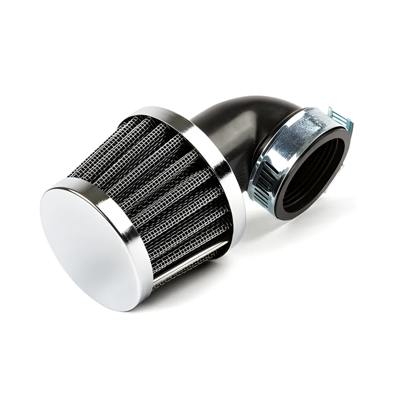Mega-Angebot Luftfilter KN gebogen 90 Grad d.35mm chrom