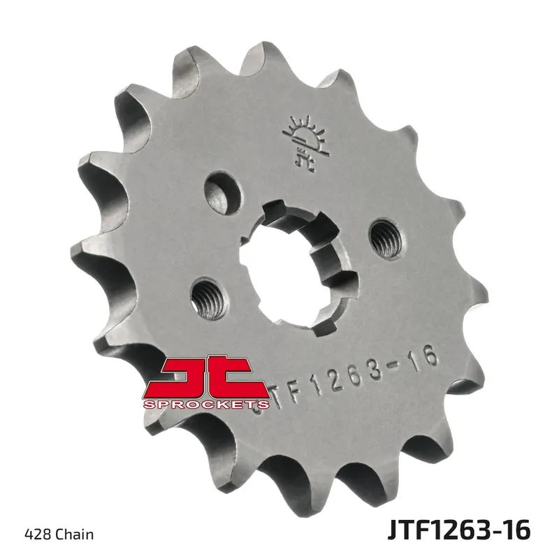 Ritzel JT Sprockets 428 16Z grobverzahnt Innendurchmesser 16mm / 20mm für Yamaha YBR DT LC LC-2, Rieju RS2 Matrix Pro Naked RD DX XT R X SR SE RS E MRX Top-Preis
