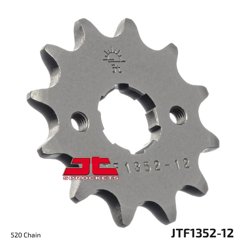 Sonderaktion Ritzel JT Sprockets 520 12Z grobverzahnt Innendurchmesser 19mm / 22mm für Adly ATV Sport Hurricane XS, Beeline Bestia 3.3 Offroad Supermoto Crossroad
