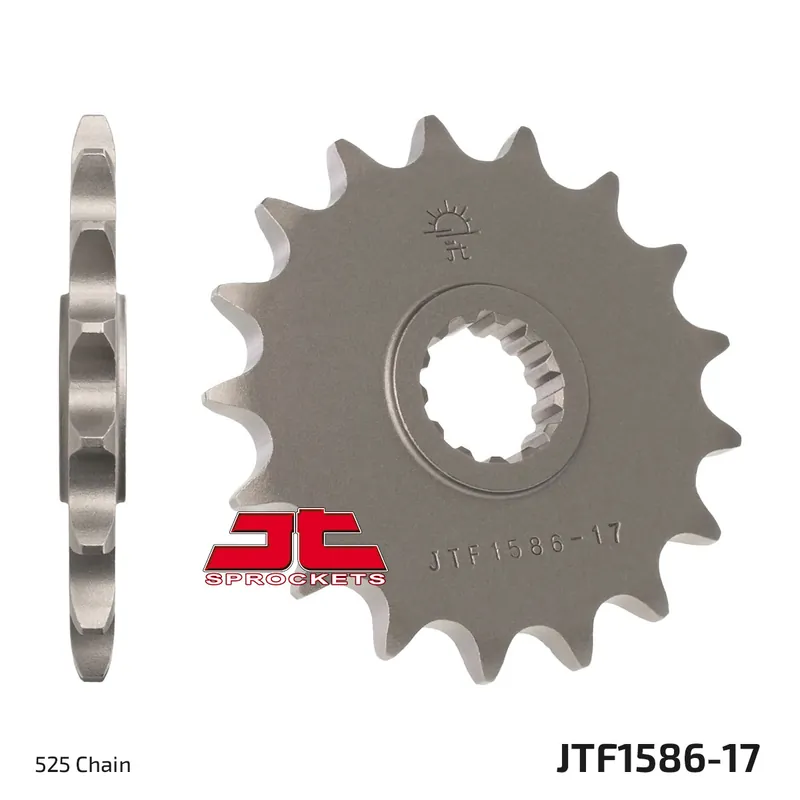Ritzel JT Sprockets 525 17Z feinverzahnt Innendurchmesser 21,6mm / 25mm für Yamaha YZF-R6 TRX TDM 600 / 850 ccm Bj. 1996 - 2020 Bestpreis