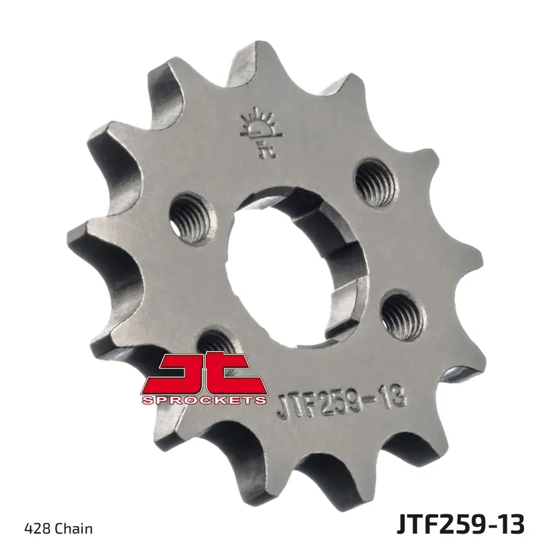 Wochenendangebot Ritzel JT Sprockets 428 13Z grobverzahnt Innendurchmesser 18mm / 20mm für REX Rex, Explorer Race GT Rexy Kymco CK1 Daelim VC Advance VT VS Rieju Marathon