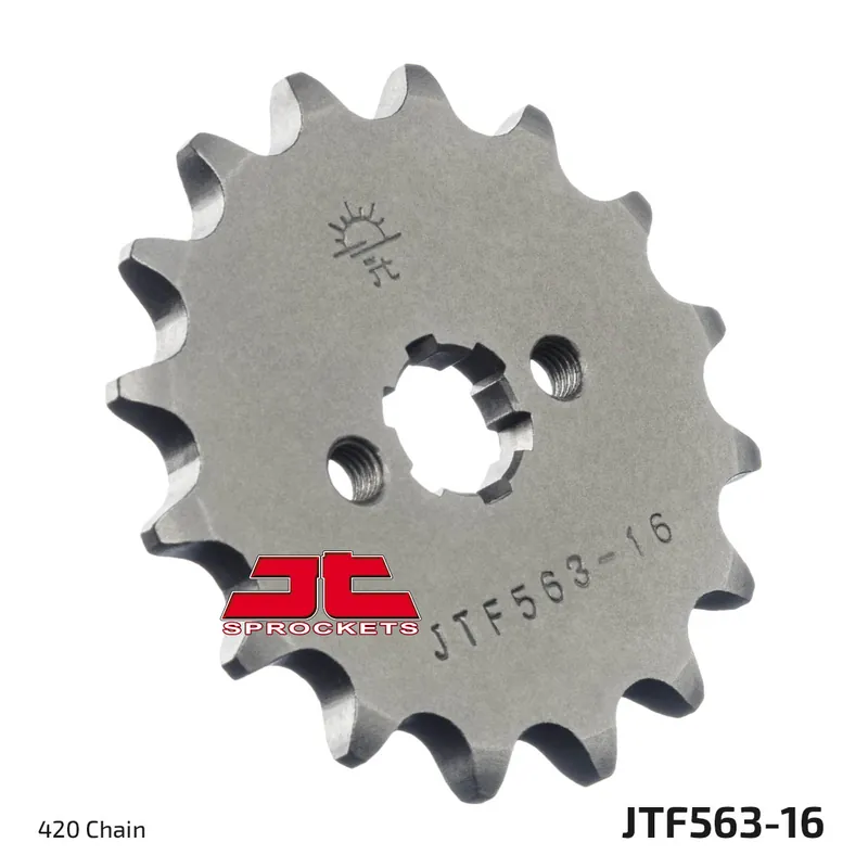 Ritzel JT Sprockets 420 16Z grobverzahnt Innendurchmesser 13mm / 16mm für Yamaha DTR, Suzuki TS X RDM FS1 DTM DTLC FS SE LT Quadrunner A 50 / 80 ccm Neu Im Sortiment