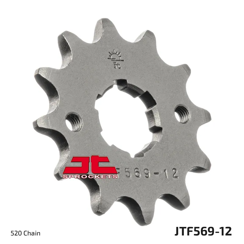 Ritzel JT Sprockets 520 12Z grobverzahnt Innendurchmesser 21mm / 25mm für Yamaha XV Virago S YFM Wolverine Bruin Hunter Raptor, Kawasaki Z Warrior ER Direkt Vom Hersteller