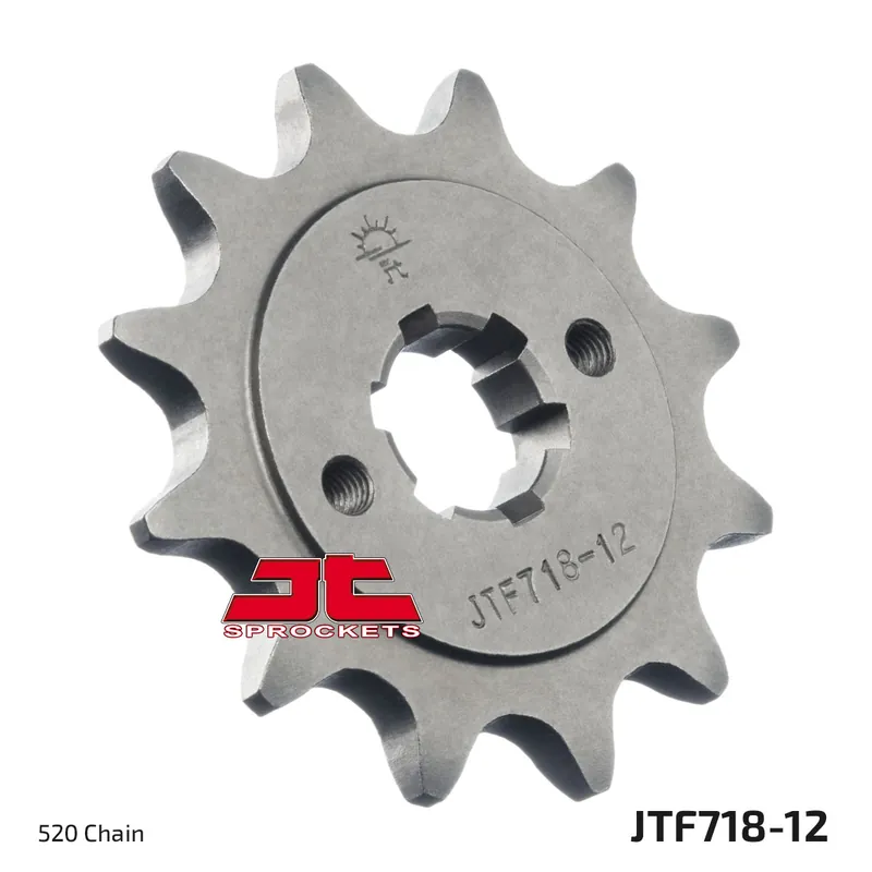 Ritzel JT Sprockets 520 12Z grobverzahnt Innendurchmesser 16mm / 20mm für Husqvarna WR CR 125 ccm Bj. 1993 - 1994 Markenware