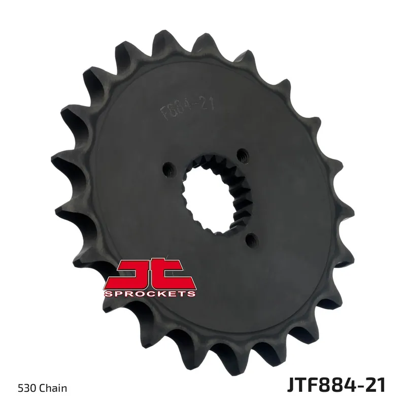 Ritzel JT Sprockets 530 21Z feinverzahnt Innendurchmesser 23mm für Harley Davidson XLH Sportster Hugger 883 / 1200 ccm Bj. 1987 - 1990 Nur Heute