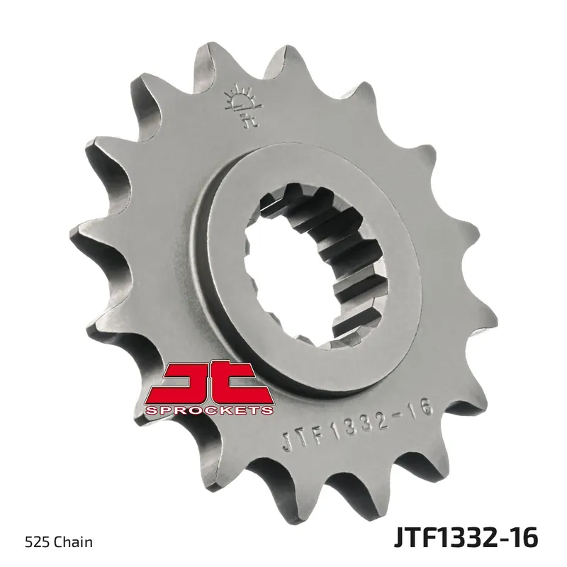 Expressversand Ritzel JT Sprockets 525 16Z feinverzahnt Innendurchmesser 26mm / 30mm für Honda CB F2 Seven Fifty R RA VFR F ABS Crossrunner X 750 - 1000 ccm Bj. 1991 - 2021