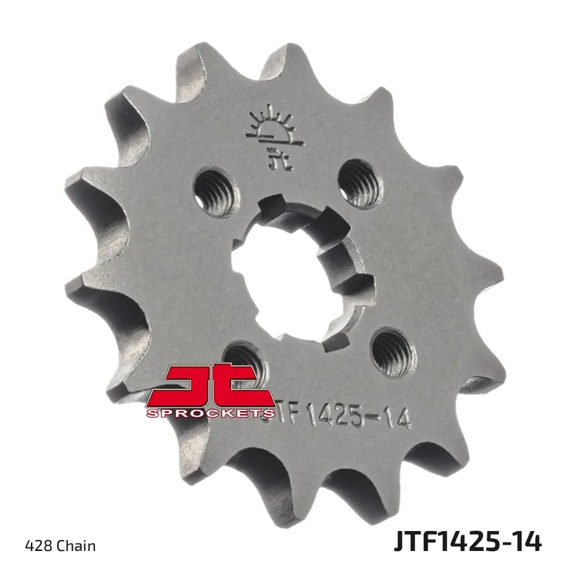 Schnäppchen Ritzel JT Sprockets 428 14Z grobverzahnt Innendurchmesser 16mm / 20mm für Suzuki TS XE GSX-S RG Gamma RM GSX-R X ER RV Van L 80 - 125 ccm Bj. 1973 - 2022