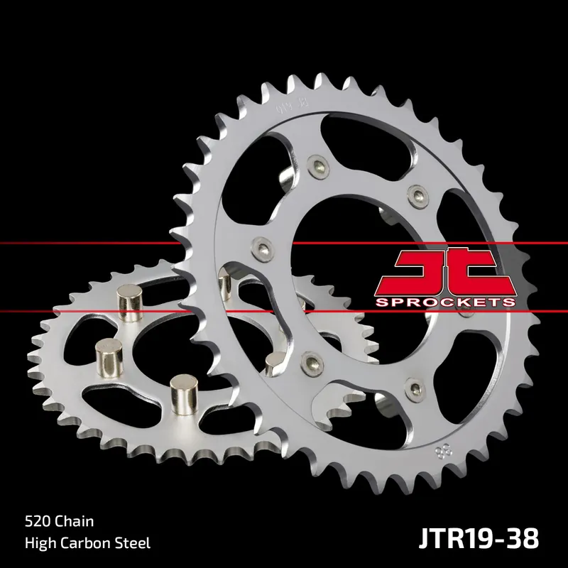 Kettenrad JT Sprockets 520 38Z Innendurchmesser 80mm Lochkreis 110mm für Aprilia AF 1 Replica Europa 125 ccm Bj. 1988 - 1992 Top-Seller