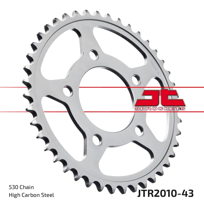 Nur Für Kurze Zeit Kettenrad JT Sprockets 530 43Z Innendurchmesser 80mm Lochkreis 110mm für Triumph Tiger Speed Triple i Thunderbird Sport Daytona Sprint Trophy Legend TT Bj. 1992 - 2004