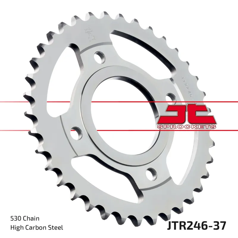 Kettenrad JT Sprockets 530 37Z Innendurchmesser 70mm Lochkreis 110mm für Honda CB T N 250 / 400 ccm Bj. 1977 - 1981 Solange Der Vorrat Reicht