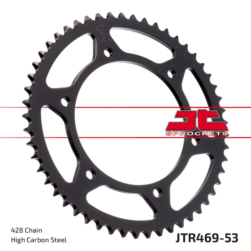 Kettenrad JT Sprockets 428 53Z Innendurchmesser 120mm Lochkreis 140mm für Kawasaki KE 175 ccm Bj. 1979 - 1982 Neu Im Sortiment