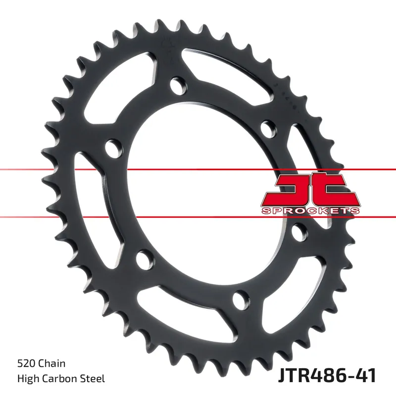 Wochenendangebot Kettenrad JT Sprockets 520 41Z Innendurchmesser 110mm Lochkreis 130mm für Yamaha YZF-R6, Suzuki GSX-R 250 - 1000 ccm Bj. 1987 - 2022