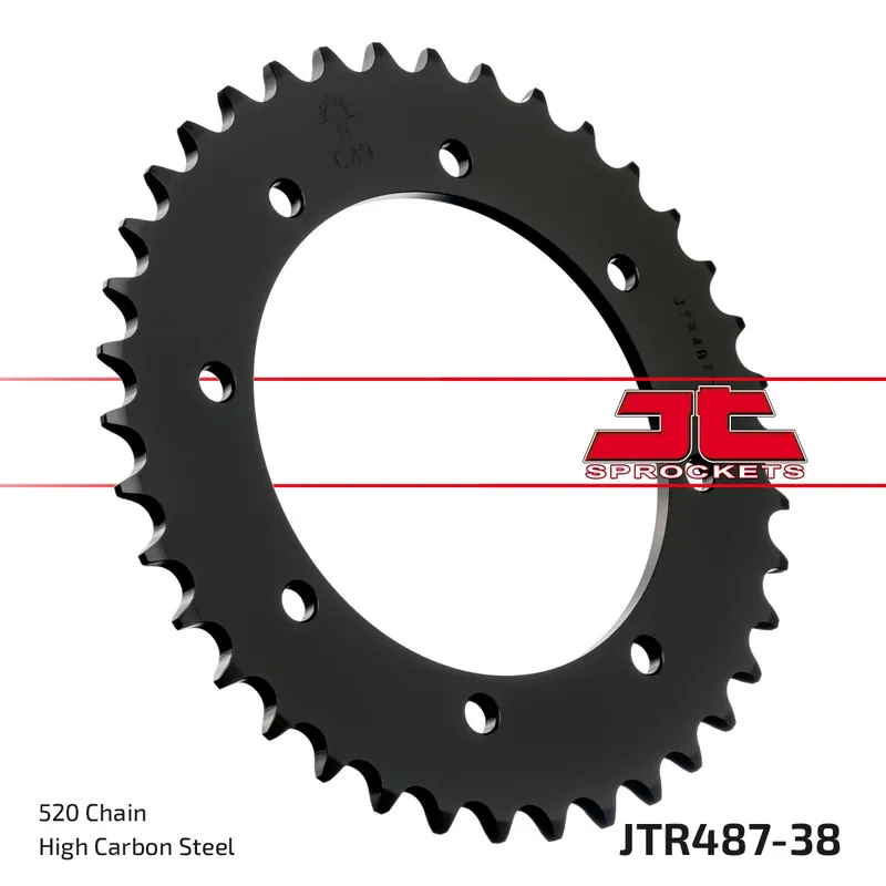 Online Kaufen Kettenrad JT Sprockets 520 38Z Innendurchmesser 120mm Lochkreis 140mm für Kawasaki KLR Tengai KLE KLX W A 250 - 800 ccm Bj. 1987 - 2022