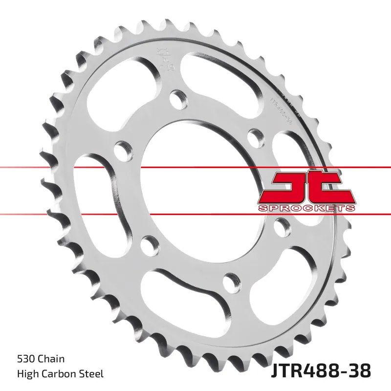 Kettenrad JT Sprockets 530 38Z Innendurchmesser 80mm Lochkreis 104mm für Kawasaki ZX-9R Ninja ZRX S R ZXR ZX-12 ZR A 400 - 1200 ccm Bj. 1976 - 2006 Heißes Angebot