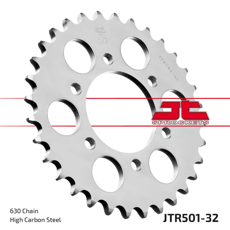 Kettenrad JT Sprockets 630 32Z Innendurchmesser 80mm Lochkreis 104mm für Kawasaki GPZ Z A2 LTD Belt Drive R A1 650 - 1100 ccm Bj. 1977 - 1995 Geprüft