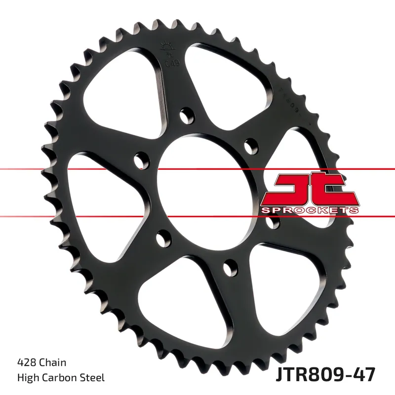 Kettenrad JT Sprockets 428 47Z Innendurchmesser 64mm Lochkreis 84mm für Kreidler Supermoto DT, Suzuki DR S SE TS X ER Enduro 125 ccm Bj. 1973 - 2008 Billig