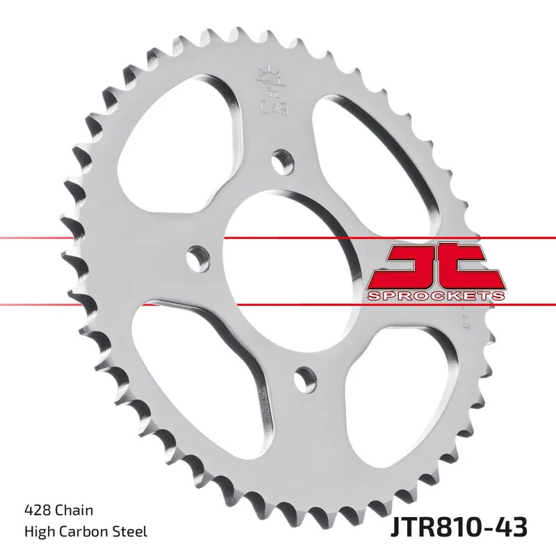 Begrenztes Angebot Kettenrad JT Sprockets 428 43Z Innendurchmesser 58mm Lochkreis 78mm für Hyosung GV Aguila Classic GA F 4V Cruise II DelLuxe, Keeway RKV Suzuki GS S SU