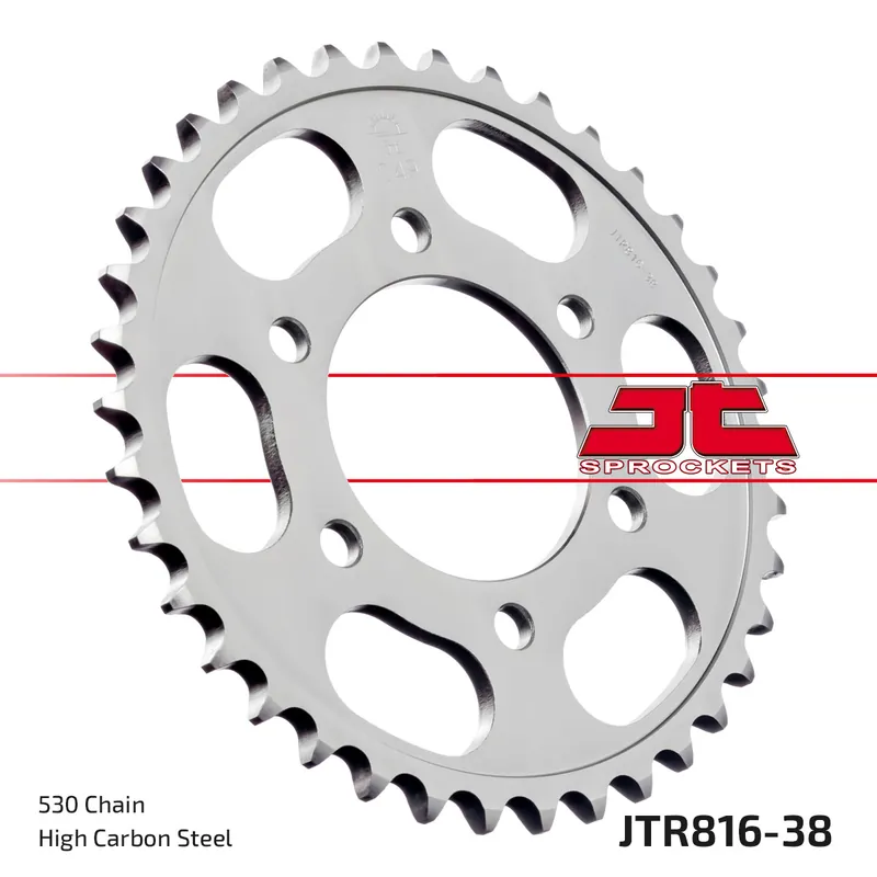 Beliebt Kettenrad JT Sprockets 530 38Z Innendurchmesser 76mm Lochkreis 100mm für Suzuki GSF Bandit N S RF GS GSX-R K.L.M.N GSX F W P.R Inazuma 400 - 1200 ccm Bj. 1973 - 2005