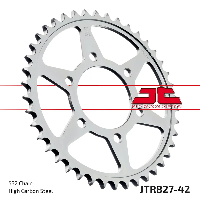 Preis Gesenkt Kettenrad JT Sprockets 532 42Z Innendurchmesser 76mm Lochkreis 100mm für Suzuki RF GSX-R K.L.M.N W P.R GSX F 900 / 1100 ccm Bj. 1988 - 1997