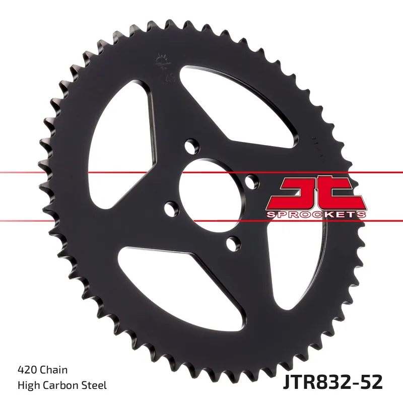 Preiswert Kettenrad JT Sprockets 420 52Z Innendurchmesser 44mm Lochkreis 60mm