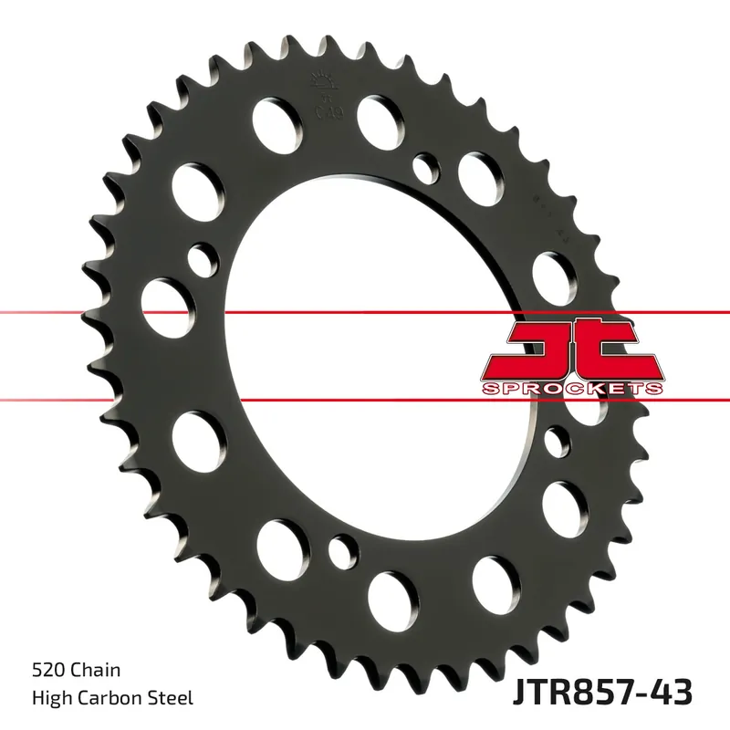 Kettenrad JT Sprockets 520 43Z Innendurchmesser 125mm Lochkreis 145mm für Yamaha XV Virago S, MuZ / MZ Baghira Black Panther Streetmoto XT E Z Tenere Bj. 1982 - 2016 Bestpreis