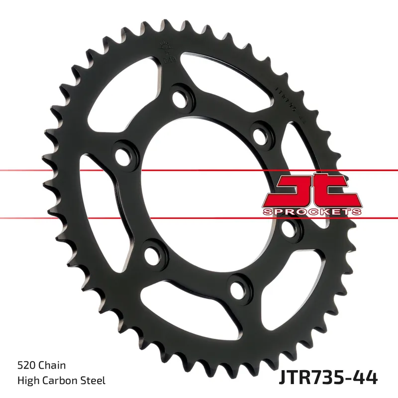 Neue Kollektion Kettenrad JT Sprockets 520 44Z Innendurchmesser 100mm Lochkreis 124mm für Ducati Monster i.e. Dark SS FE Carenata i.e S 350 - 907 ccm Bj. 1988 - 2014