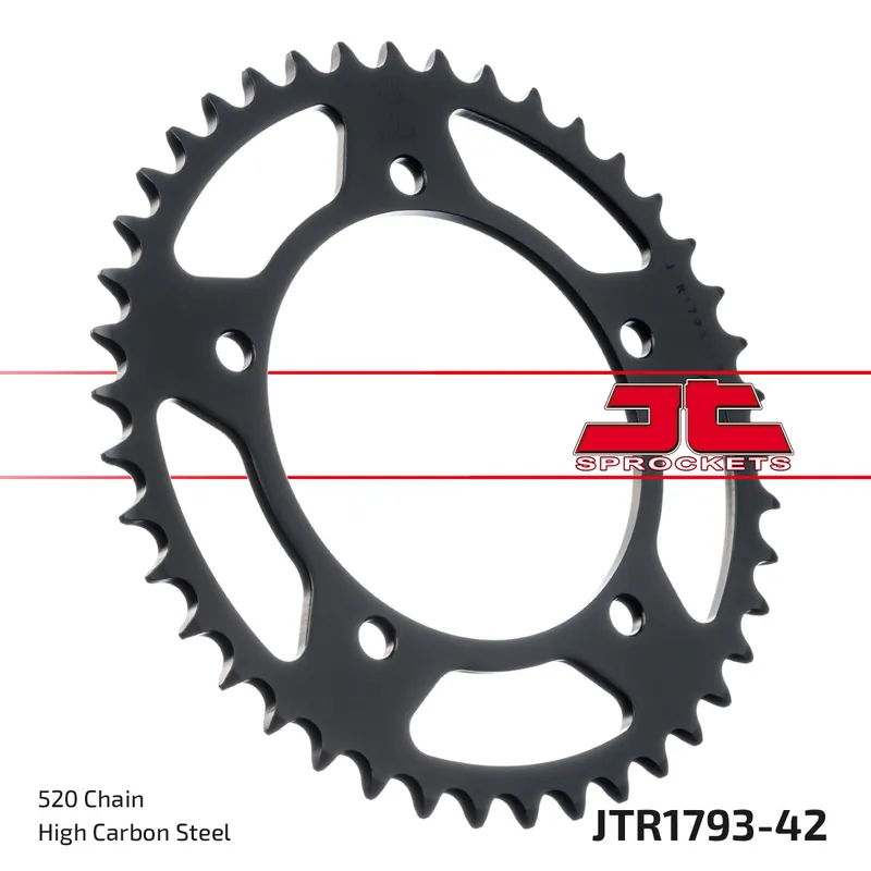 Solange Der Vorrat Reicht Kettenrad JT Sprockets 520 42Z Innendurchmesser 120mm Lochkreis 140mm für Suzuki GSX-R 600 - 1000 ccm Bj. 2000 - 2017