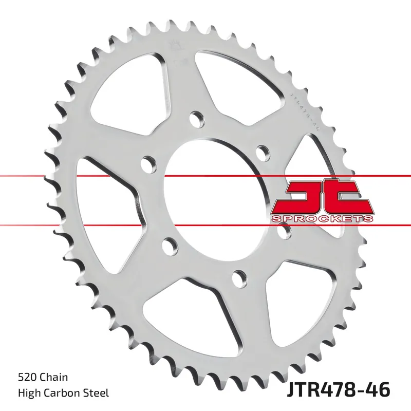 Kettenrad JT Sprockets 428 46Z für Yamaha YZF-R6, Kawasaki ZX-6R 250 - 1000 ccm Bj. 1984 - 2022 Letzte Chance