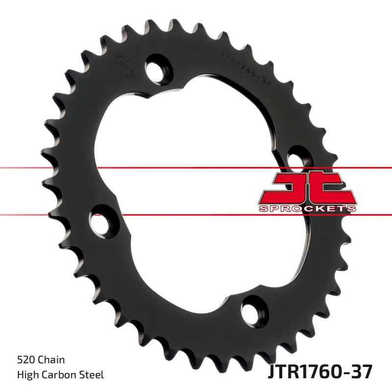 Kettenrad JT Sprockets 520 37Z Innendurchmesser 113mm Lochkreis 137mm für Suzuki LT-Z Quadsport LT-R Quadracer 400 / 450 ccm Sonderaktion