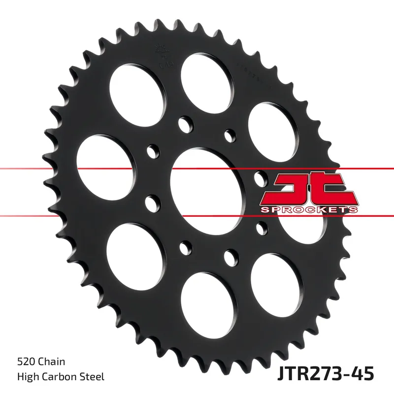 Kettenrad JT Sprockets 520 45Z Innendurchmesser 58mm Lochkreis 90mm für KTM Duke, Honda XL V Varadero VT C Shadow 125 - 250 ccm Neue Ware