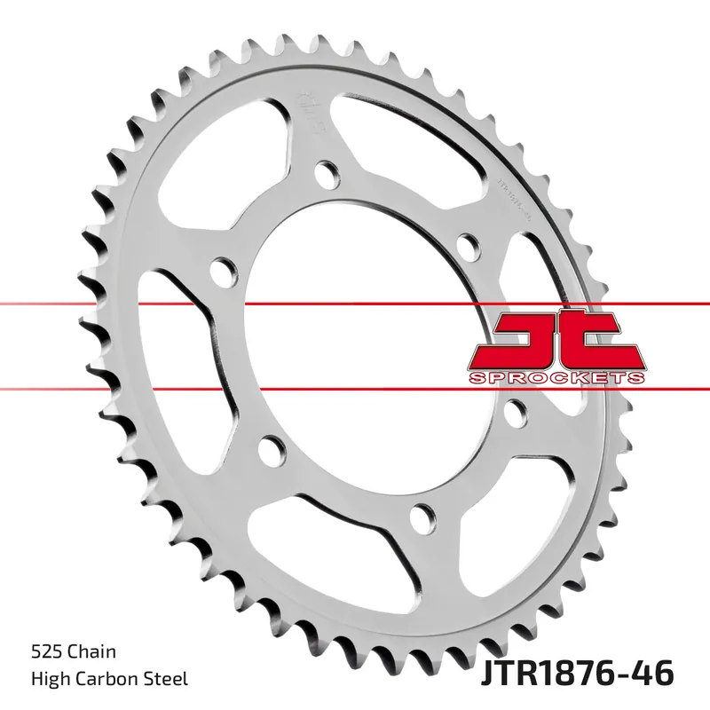 Sichere Zahlung Kettenrad JT Sprockets 525 46Z Innendurchmesser 110mm Lochkreis 130mm für Yamaha YZF-R6 MT-09, Suzuki GSX-R 600 - 1000 ccm Bj. 2006 - 2022
