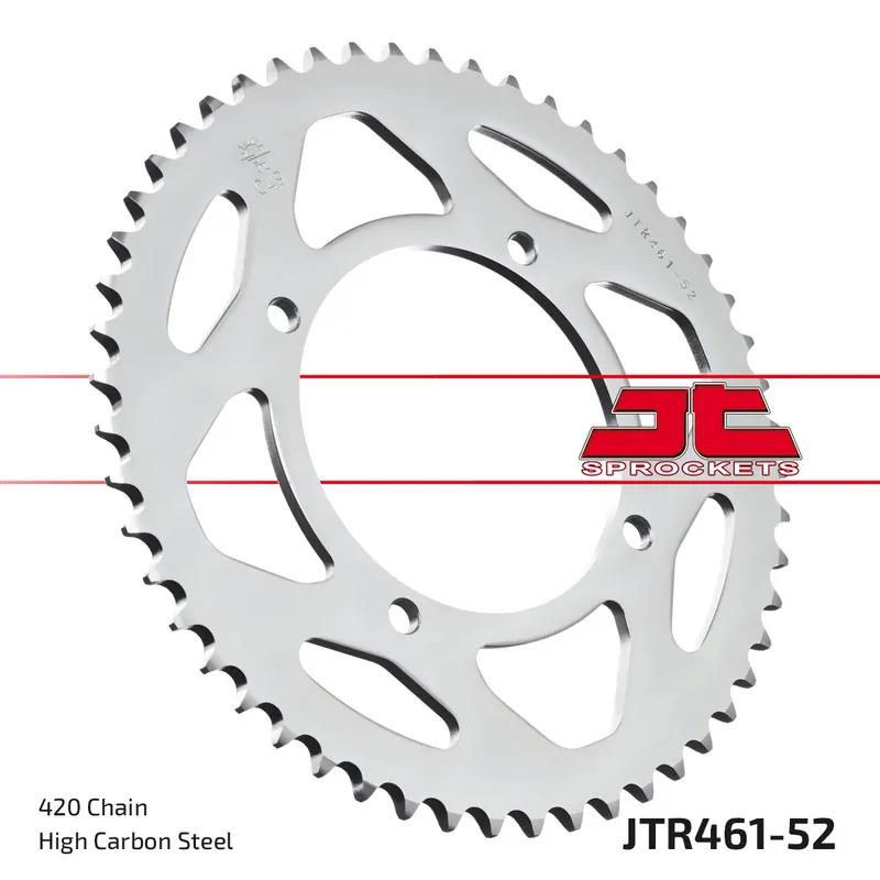 Kettenrad JT Sprockets 420 52Z Innendurchmesser 100mm Lochkreis 116mm für Kawasaki KX 80 / 85 ccm Bj. 1986 - 2022 Neue Kollektion