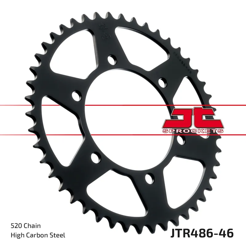 Ausverkauf Kettenrad JT Sprockets 520 46Z Innendurchmesser 110mm Lochkreis 130mm für Yamaha YZF-R6, Suzuki GSX-R 250 - 1000 ccm Bj. 1987 - 2022