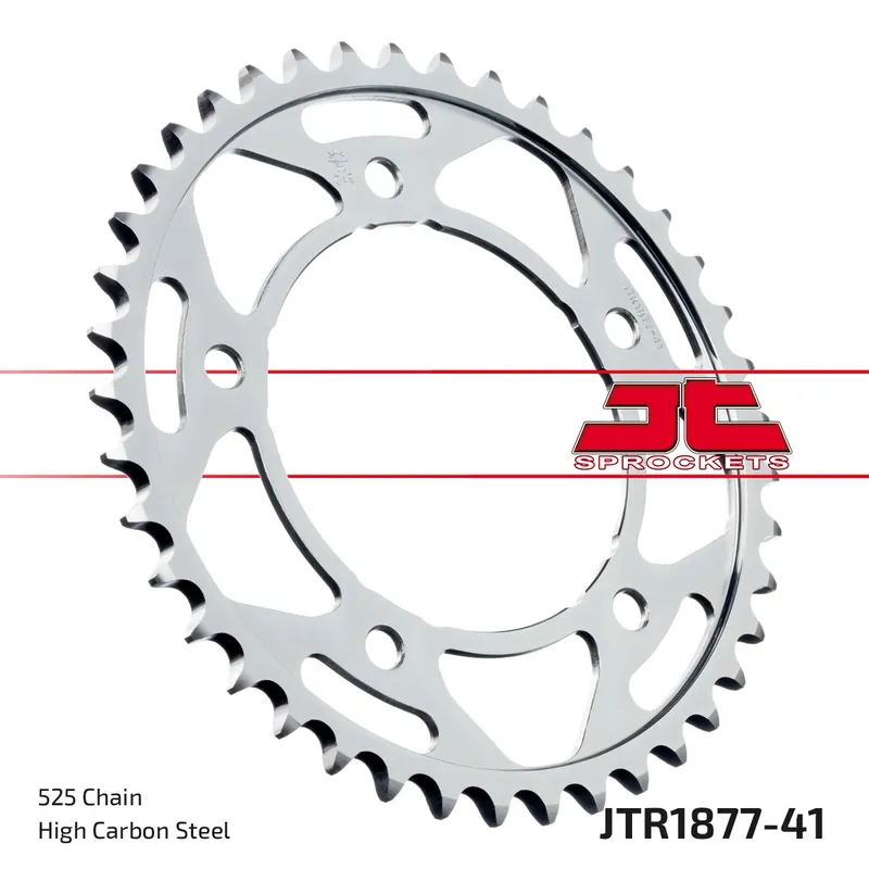 Expressversand Kettenrad JT Sprockets 525 41Z Innendurchmesser 112mm Lochkreis 138mm für Yamaha MT-09 YZF-R1 MXT Niken 850 - 1000 ccm Bj. 2015 - 2022