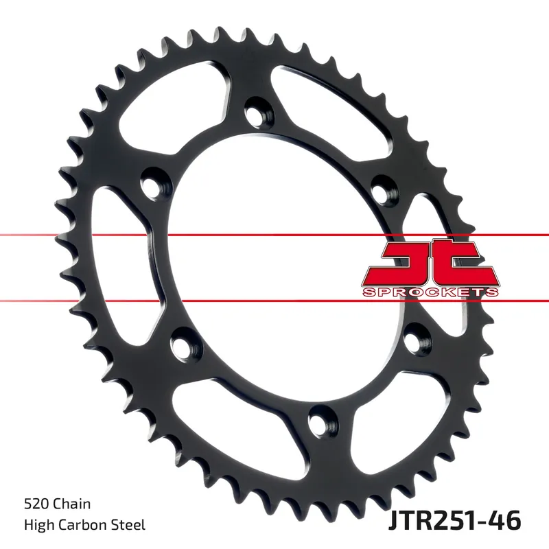 Versand Am Gleichen Tag Kettenrad JT Sprockets 520 46Z Innendurchmesser 130mm Lochkreis 150mm für Yamaha YZ F WR 426 125 - 450 ccm Bj. 1999 - 2022