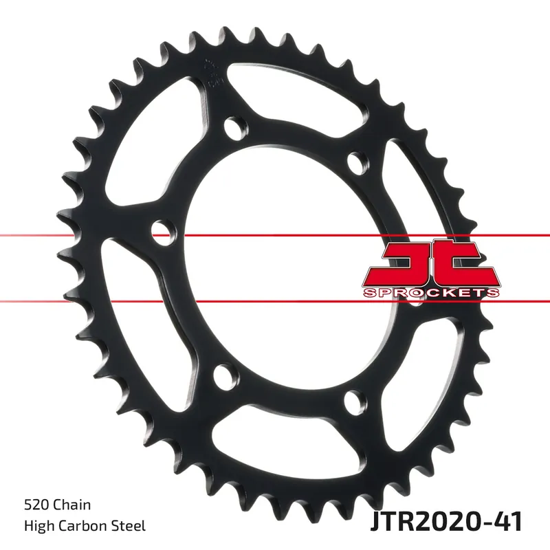 Kettenrad JT Sprockets 520 41Z Innendurchmesser 106mm Lochkreis 125mm für Triumph Daytona R Street Twin EFI Bonneville T 100 Scrambler Cup 675 / 900 ccm Bj. 2006 - 2021 Neue Ware
