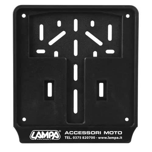 Zertifiziert Kennzeichenhalter Lampa universal für Krafträder Druck 1 Farbe