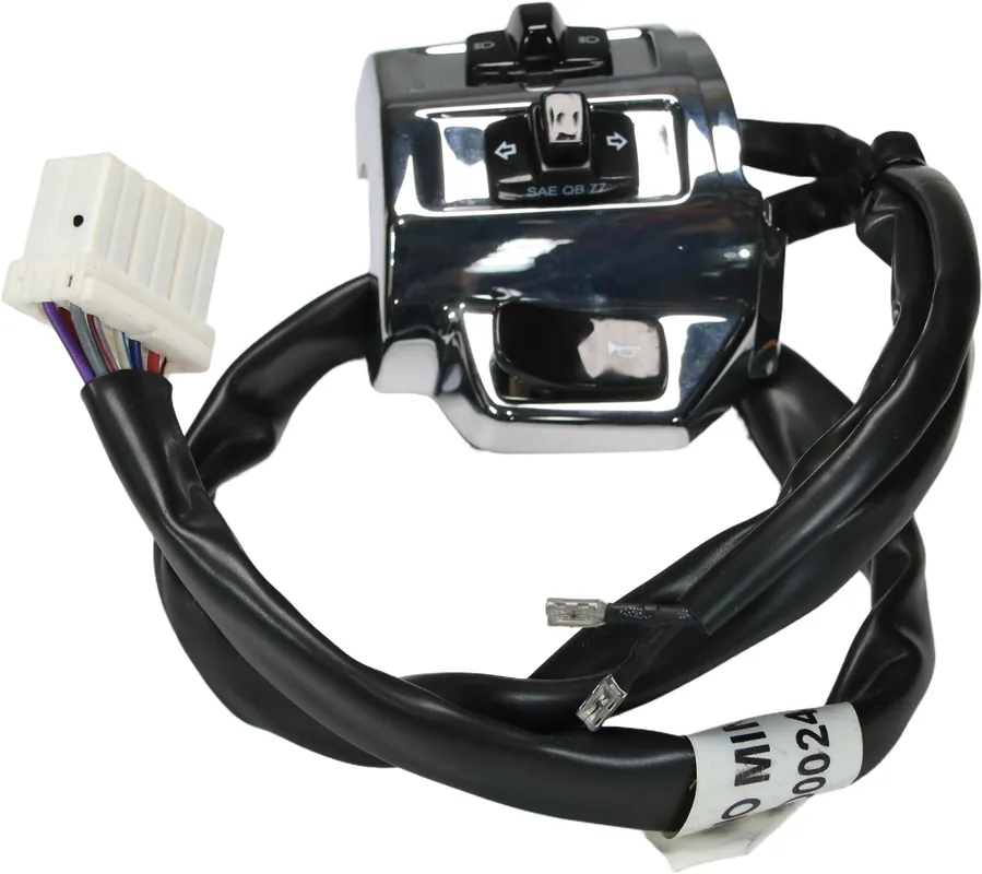 Expressversand Kombischalter Piaggio Schalter Blinker, links, chrom für Primavera / Sprint 125, 1D002469