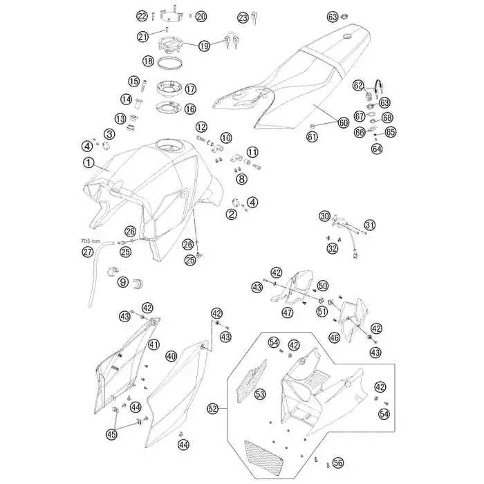 Preisreduziert BENZINTANK SD-R 07