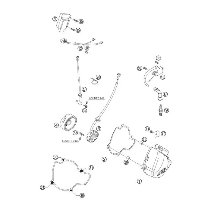 Markenprodukt ZÜNDUNGSDECKELDICHTUNG 05
