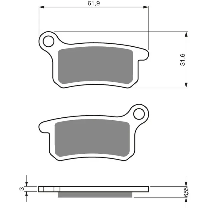 Schneller Versand Goldfren Bremsbeläge 185 K5LX Keramik-Karbon racing